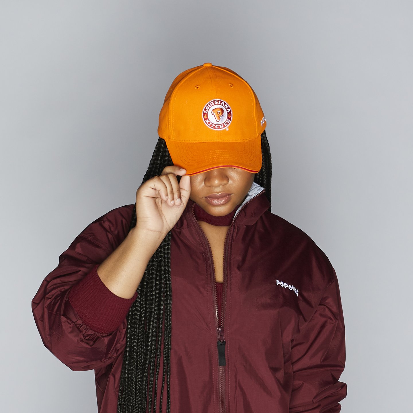 POPEYES UNIFORM ORANGE CAP